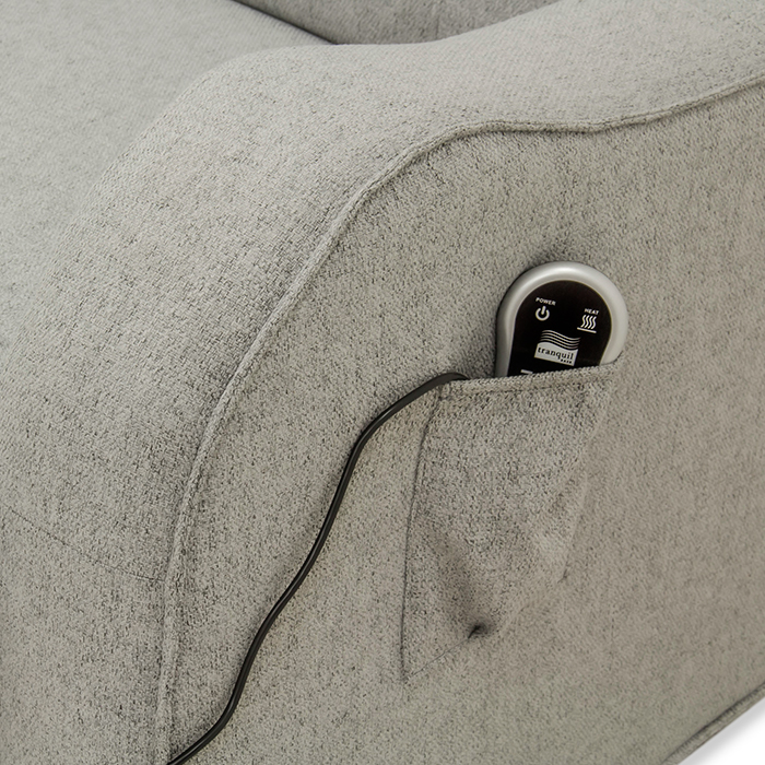 Sillon Reclinable Tela Gris Claro Nash Ii | Reclinables | salas